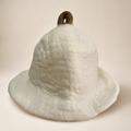 Felted Sauna Bowl Hat - Natural